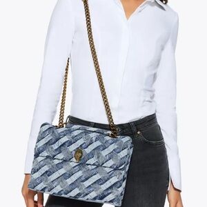 Kurt Geiger Blue denim large Crossbody Bag